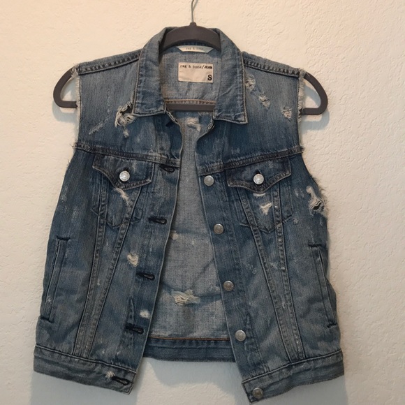 rag & bone Jean Vest - Picture 3 of 4